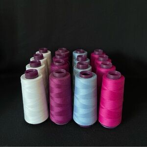 16 Spools - Maxi-Lock - Overlock Serger Thread